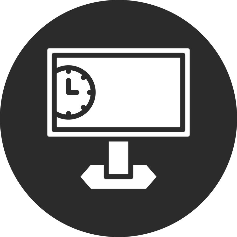 monitor de icono de vector