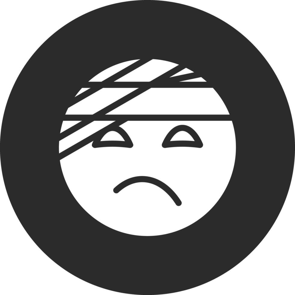 Face with Head Bandage Vector Icon
