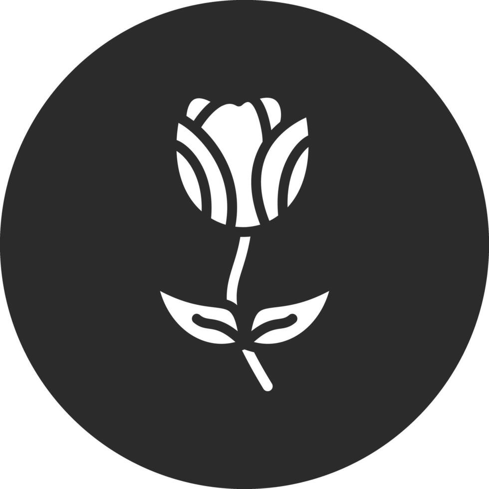 icono de vector de tulipán