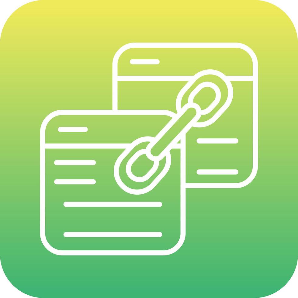 Backlink Vector Icon