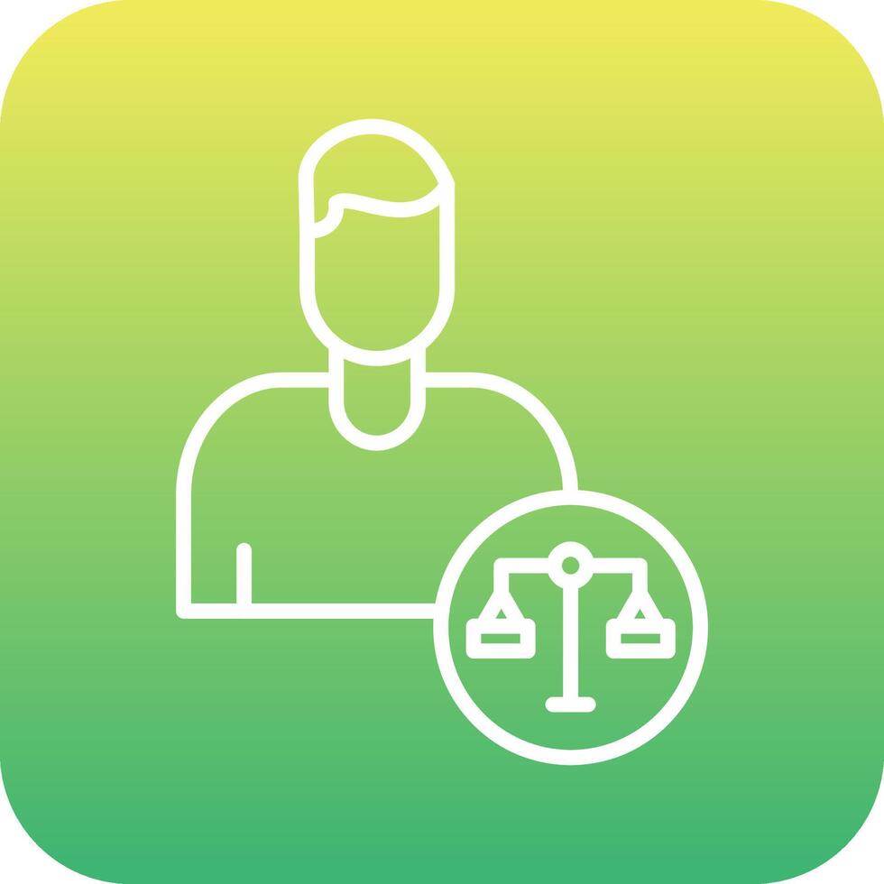 Lawyer Vector Icon