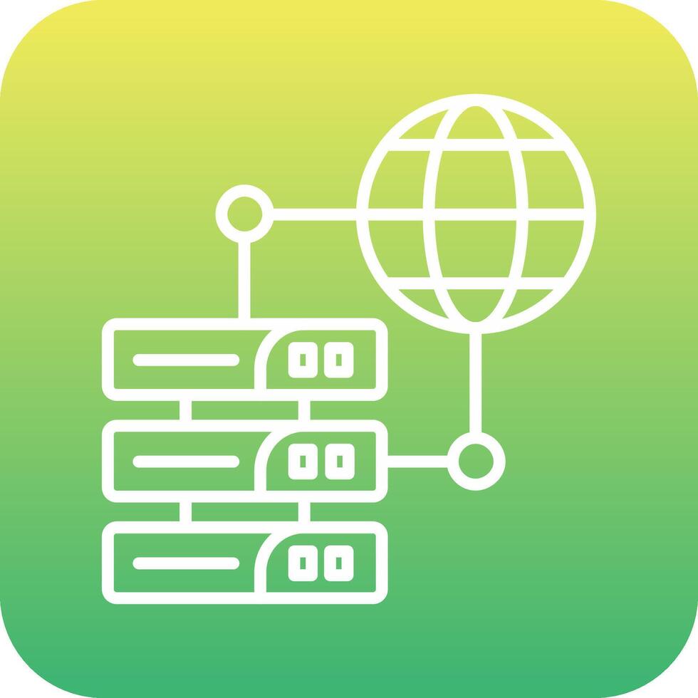 Web Hosting Vector Icon