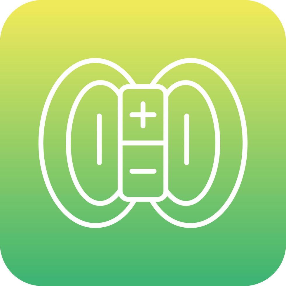 Magnetic Field Vector Icon