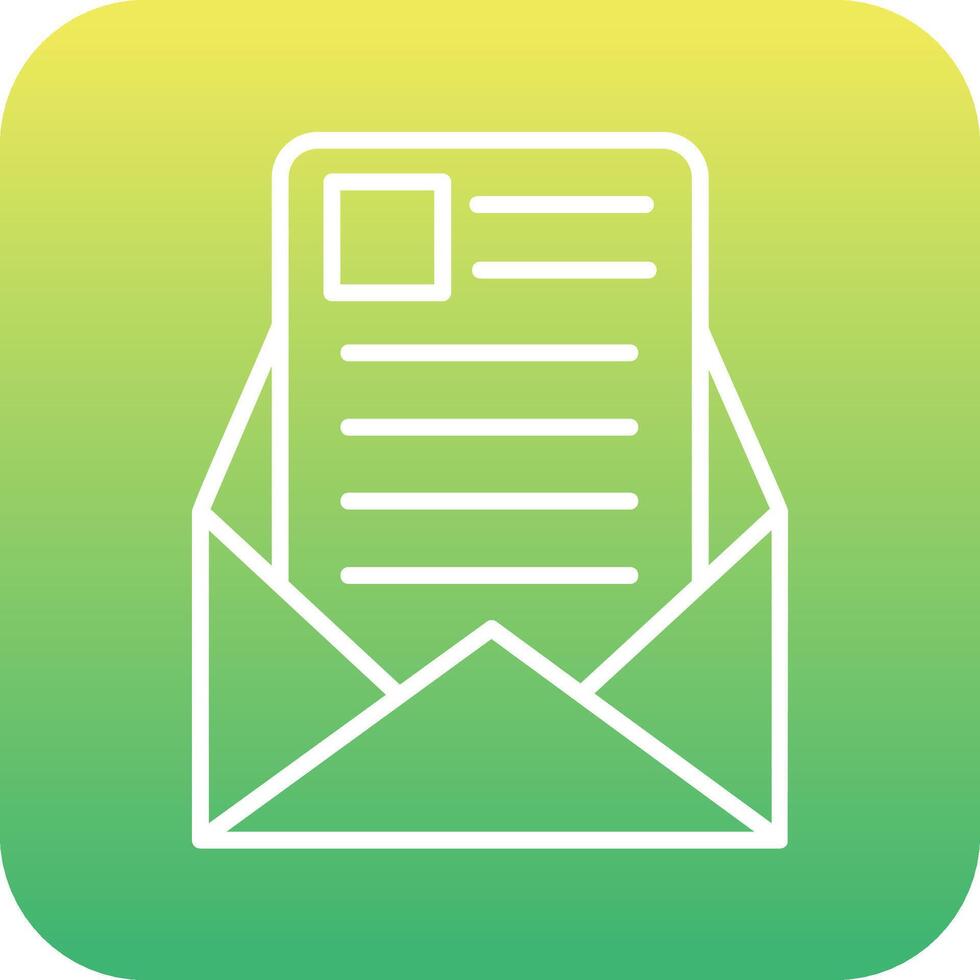 icono de vector de correo electrónico