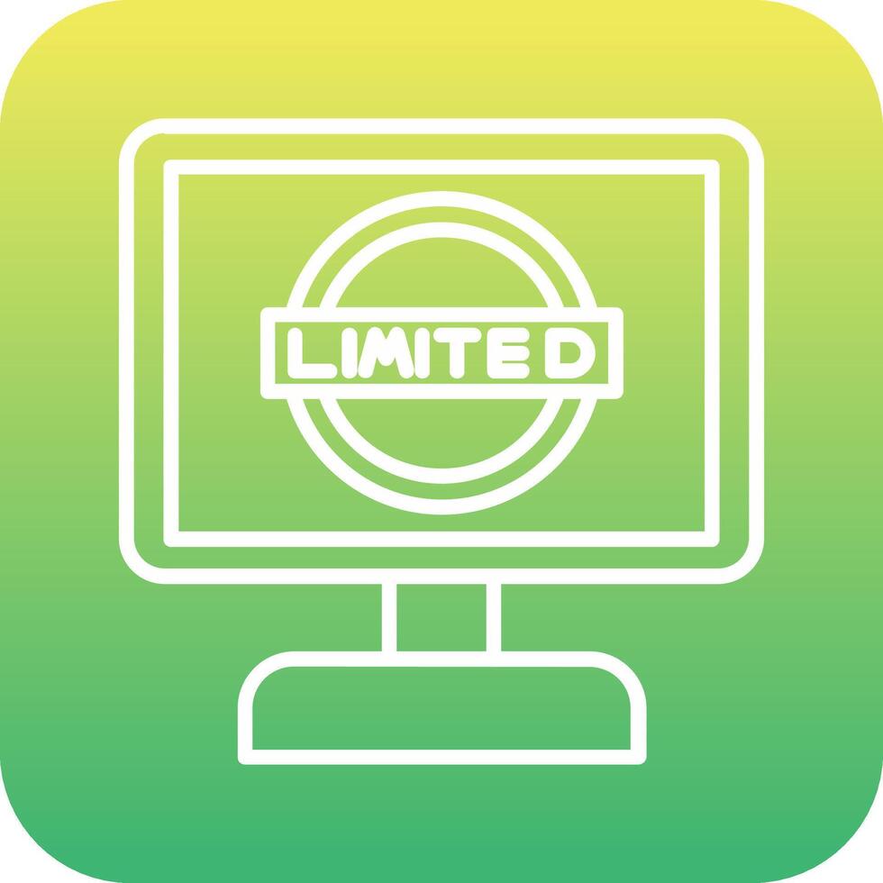 Limited Vector Icon