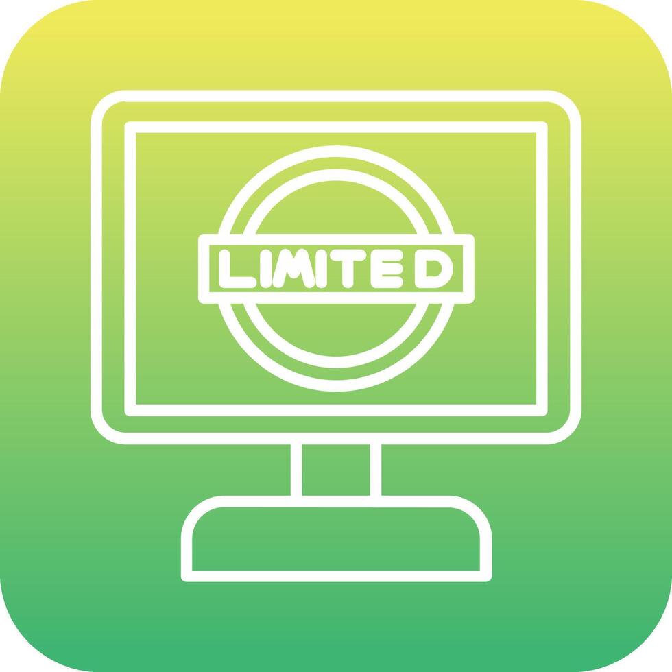 Limited Vector Icon