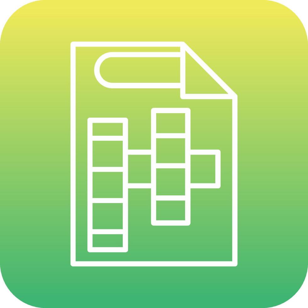 Crossword Vector Icon