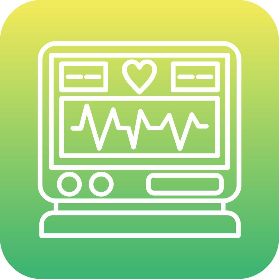 Electrocardiogram Vector Icon