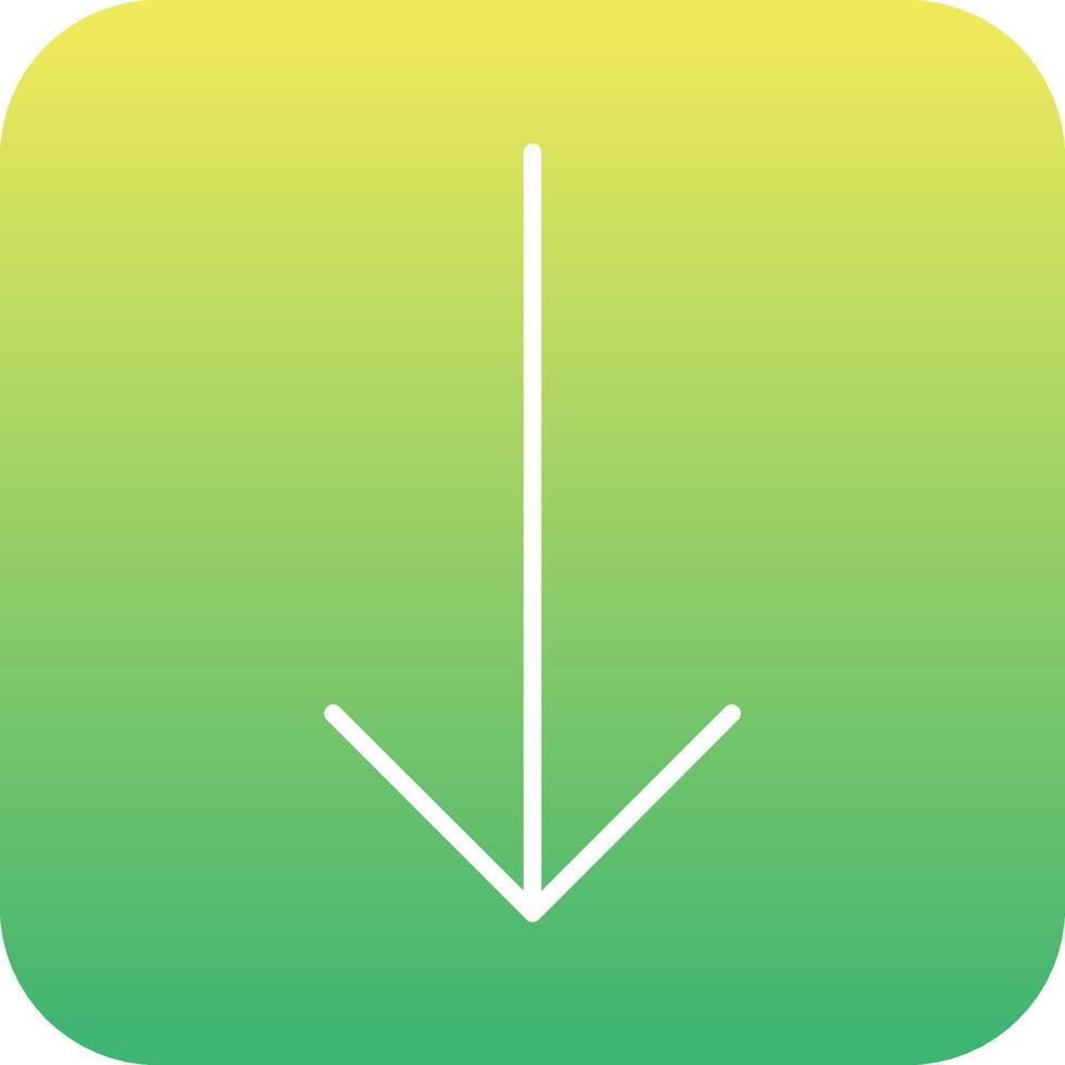 Down Arrow Vector Icon