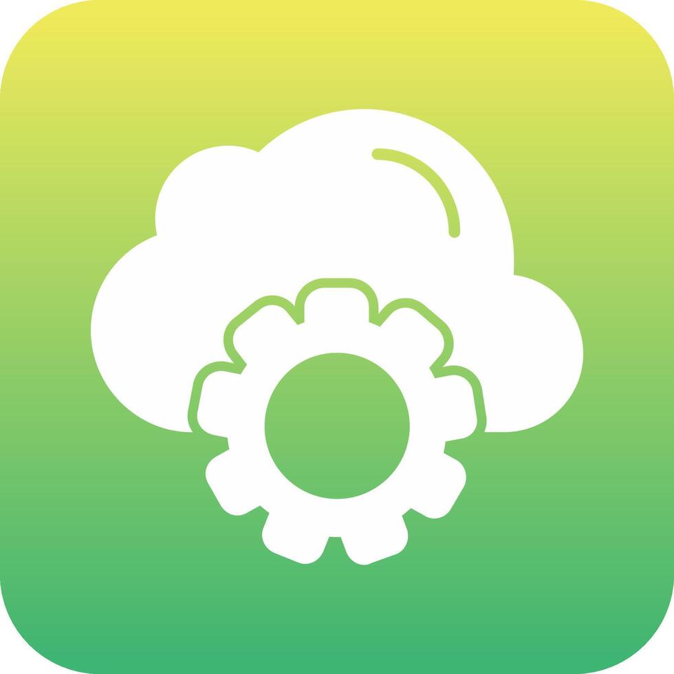 Cloud Computing Vector Icon