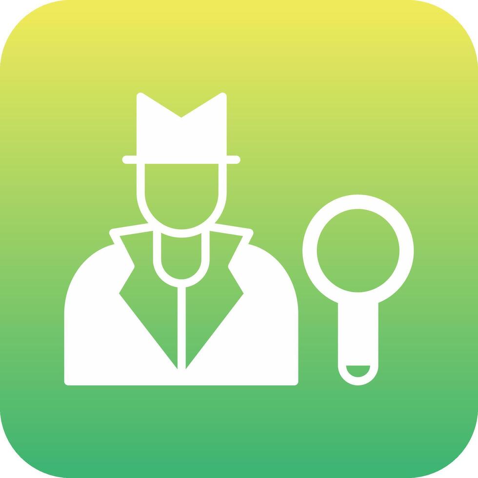 icono de vector de detective