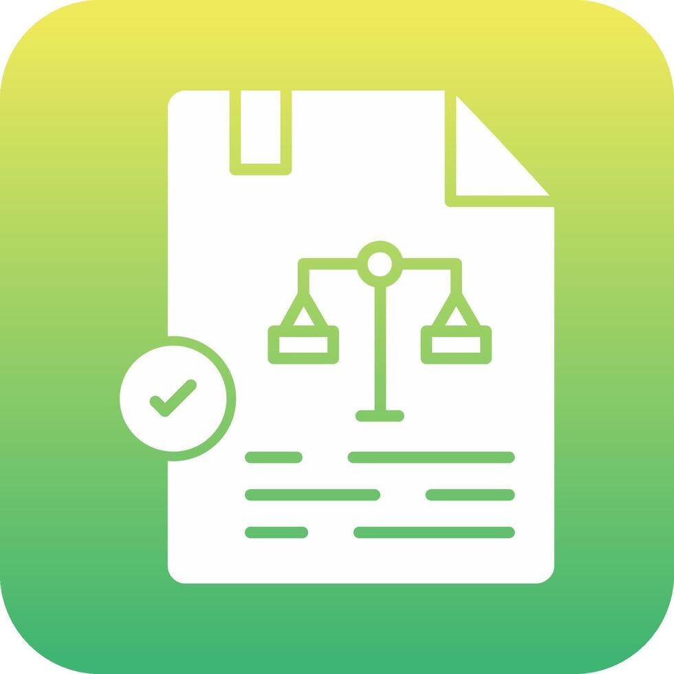 Legal Vector Icon