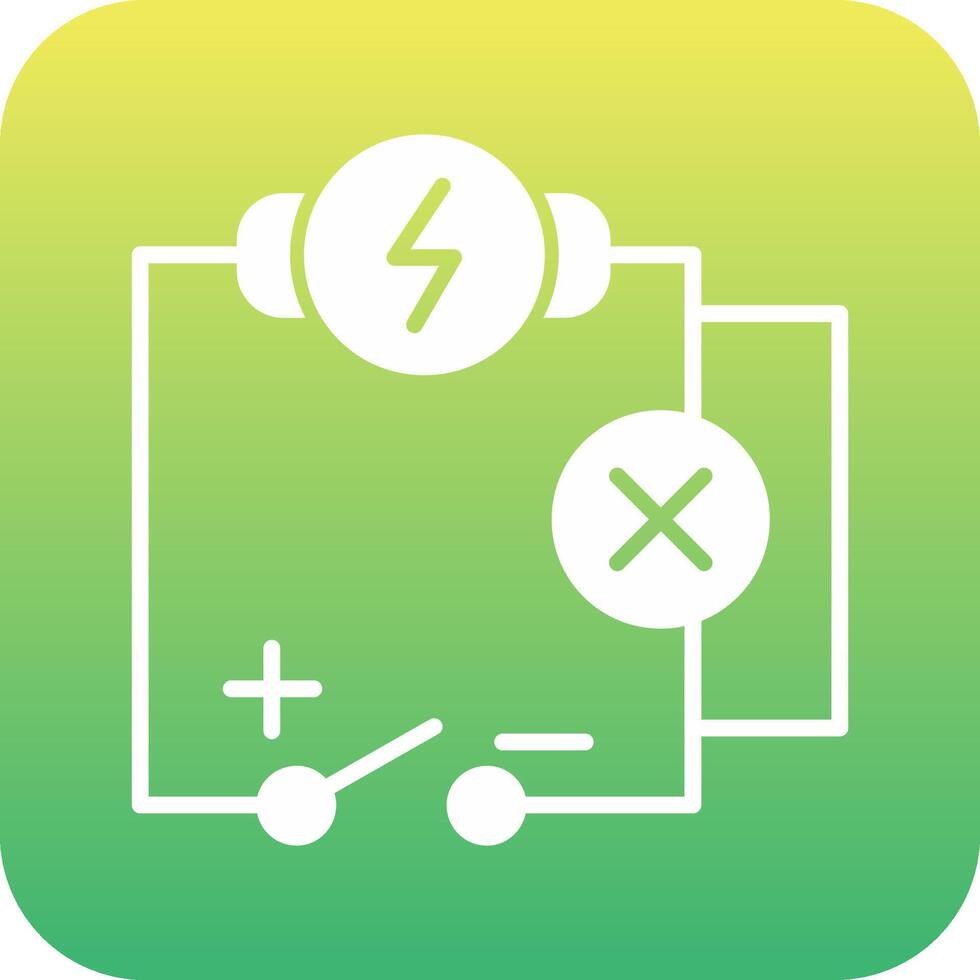 icono de vector de circuito eléctrico