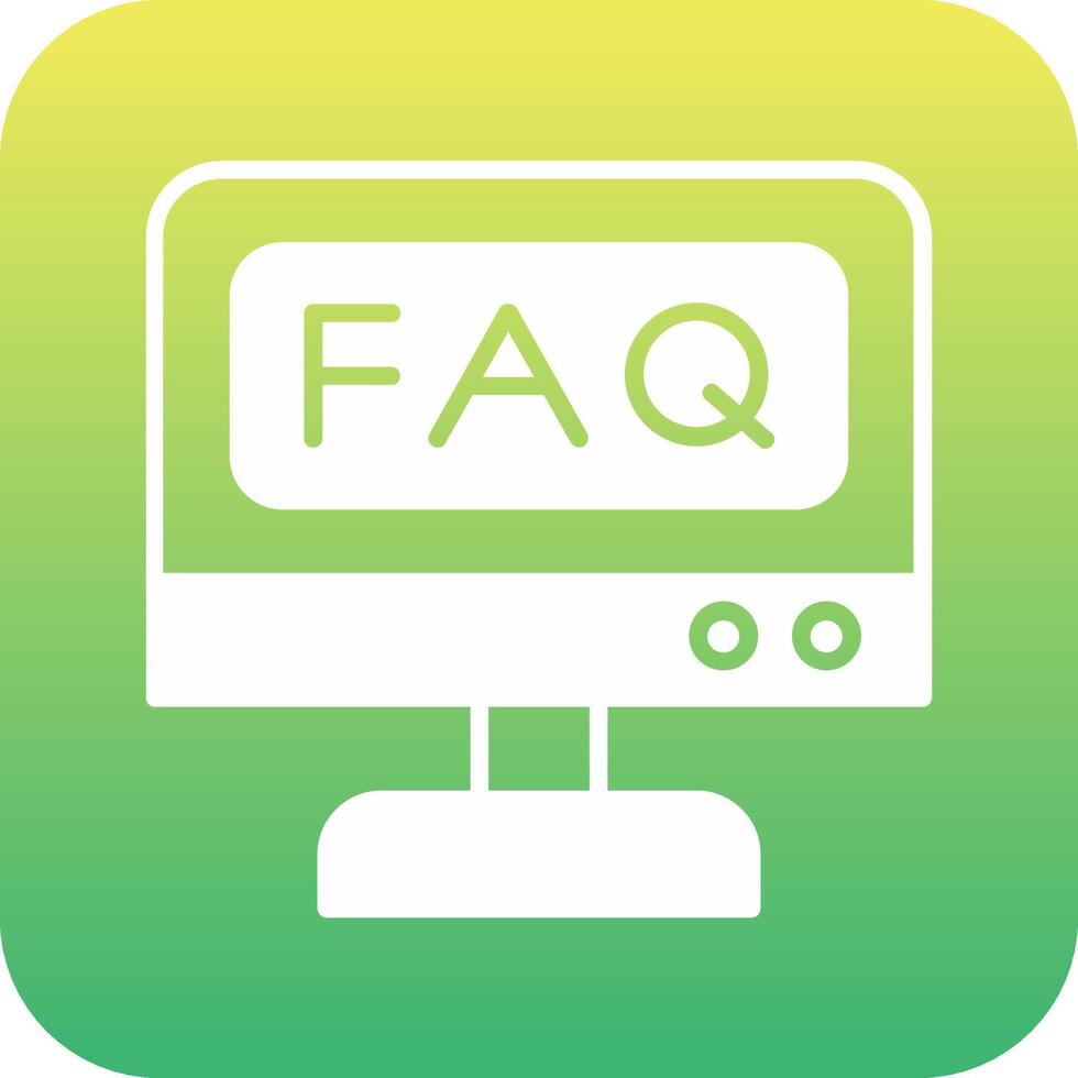 Faq Vector Icon