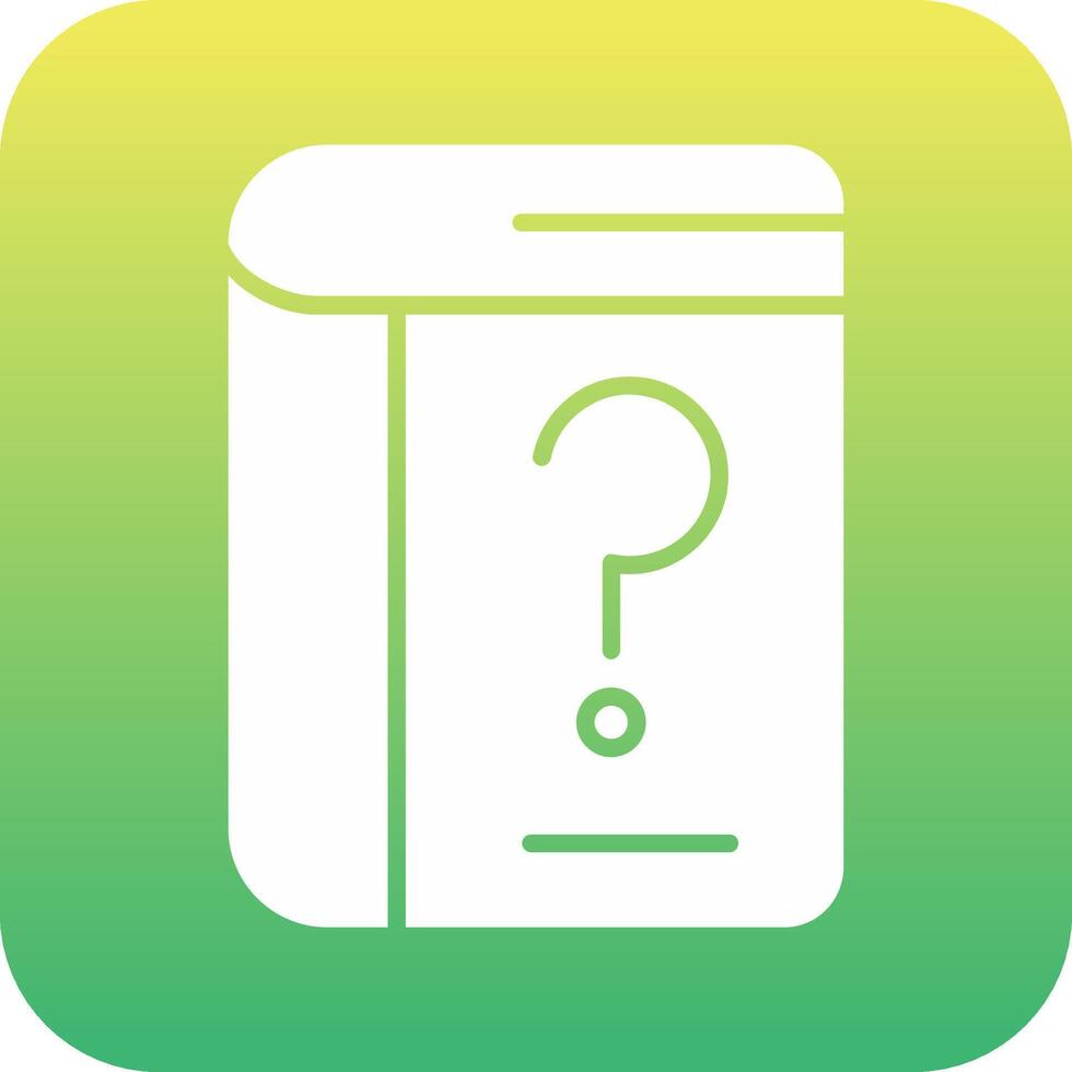 Question book Vector Icon