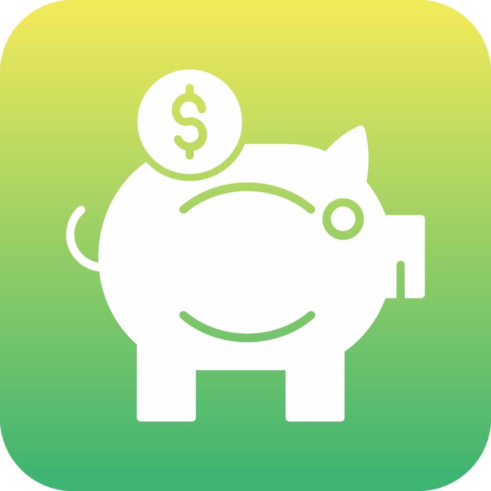 Piggy Bank Vector Icon