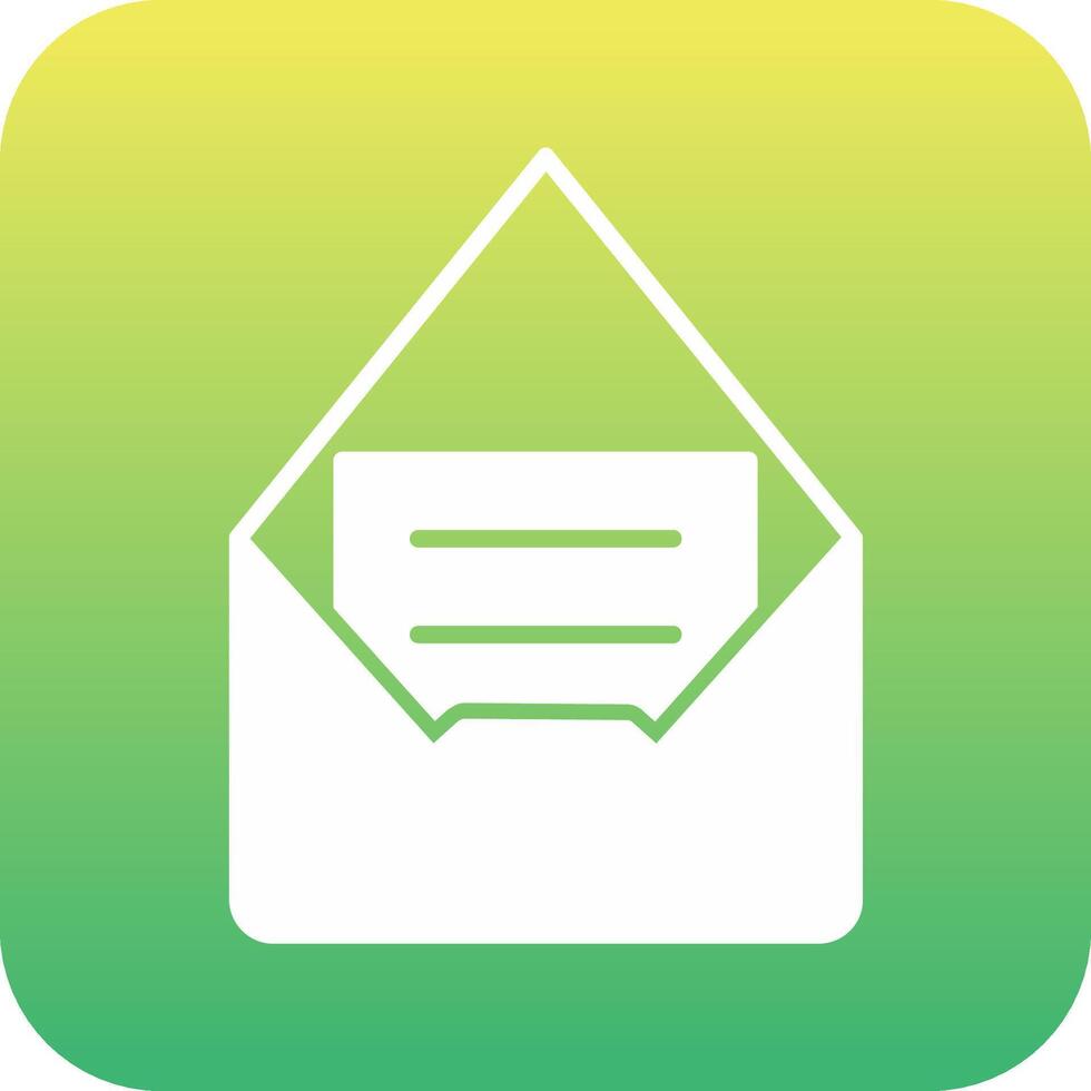 icono de vector de correo