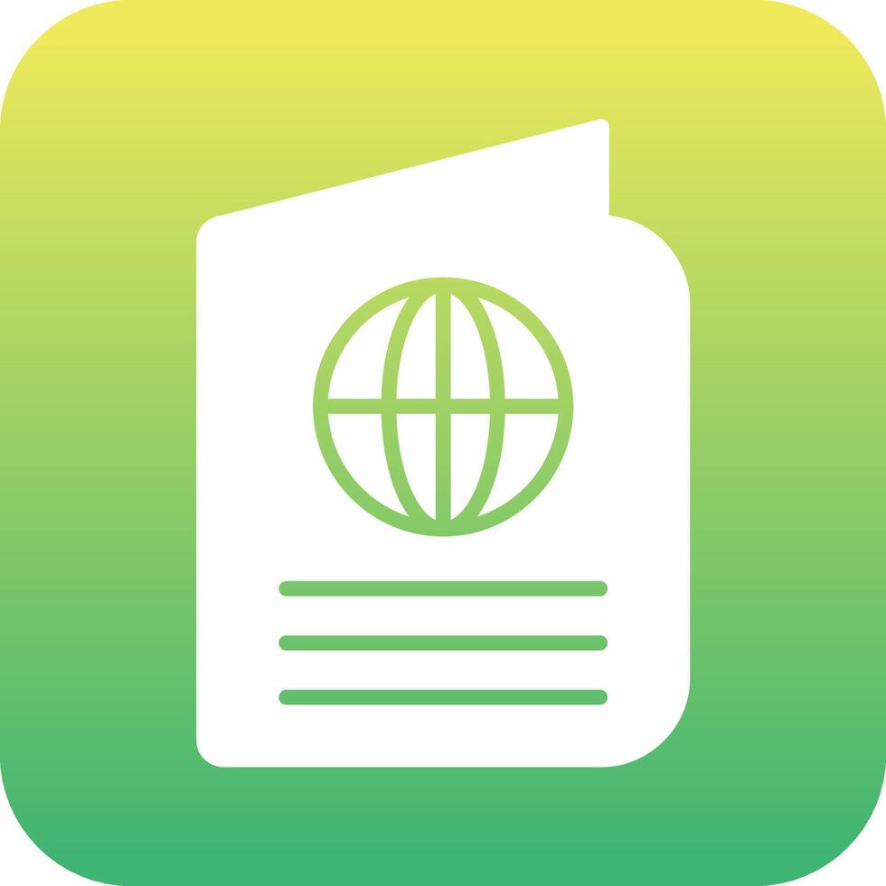 Passport Vector Icon