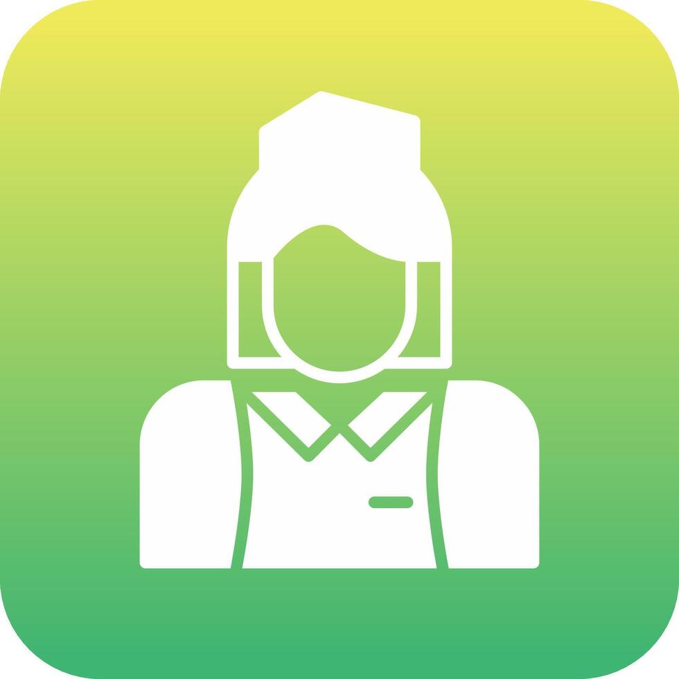 Flight Attendant Vector Icon