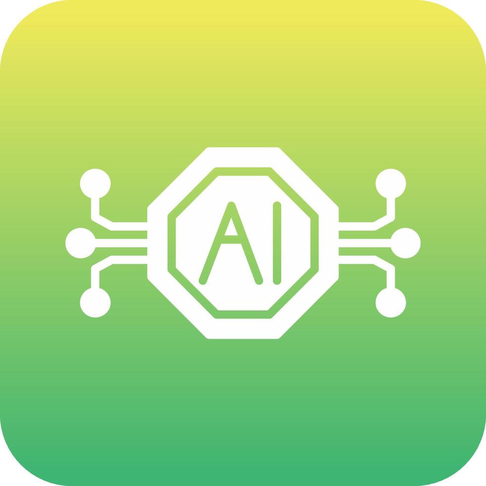 Artificial Intelligence Vector Icon