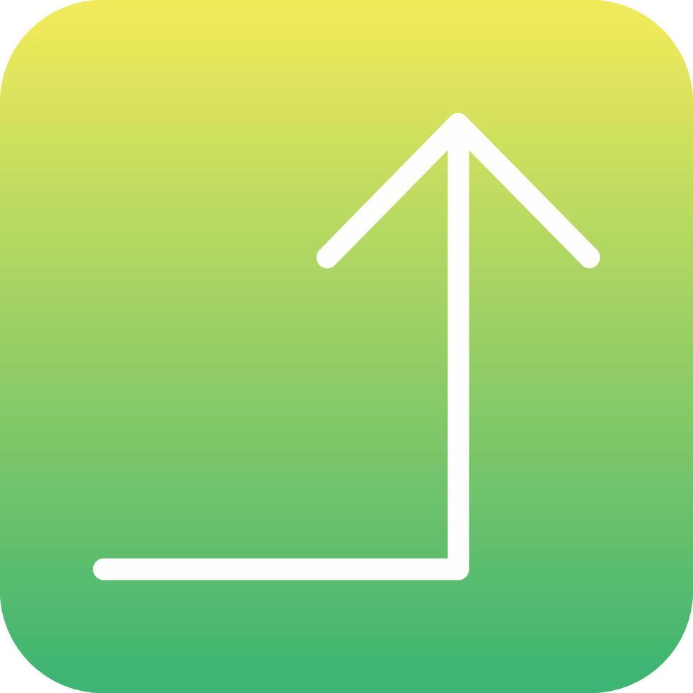 Turn Up Vector Icon
