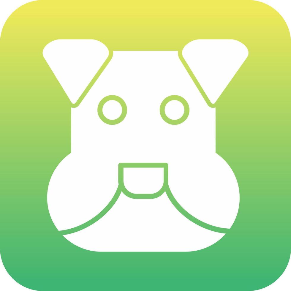 icono de vector de perro