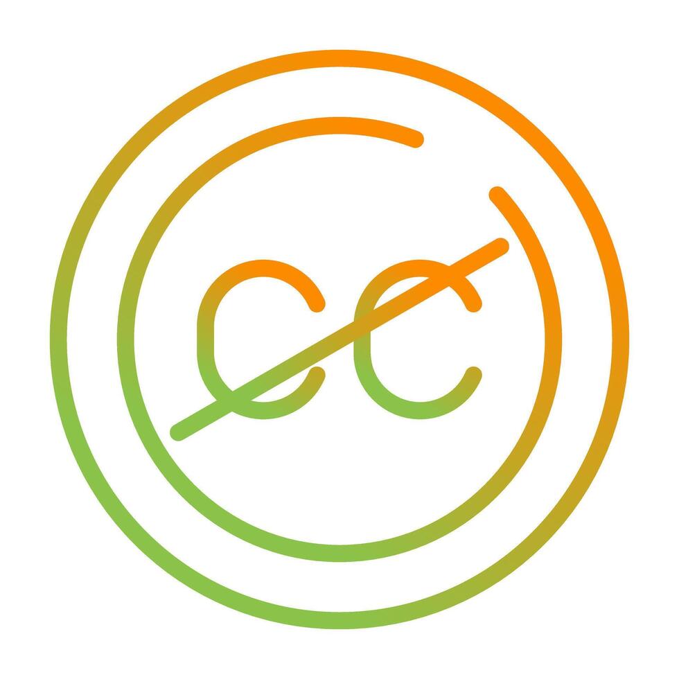 Closed Captions Circle Vector Icon