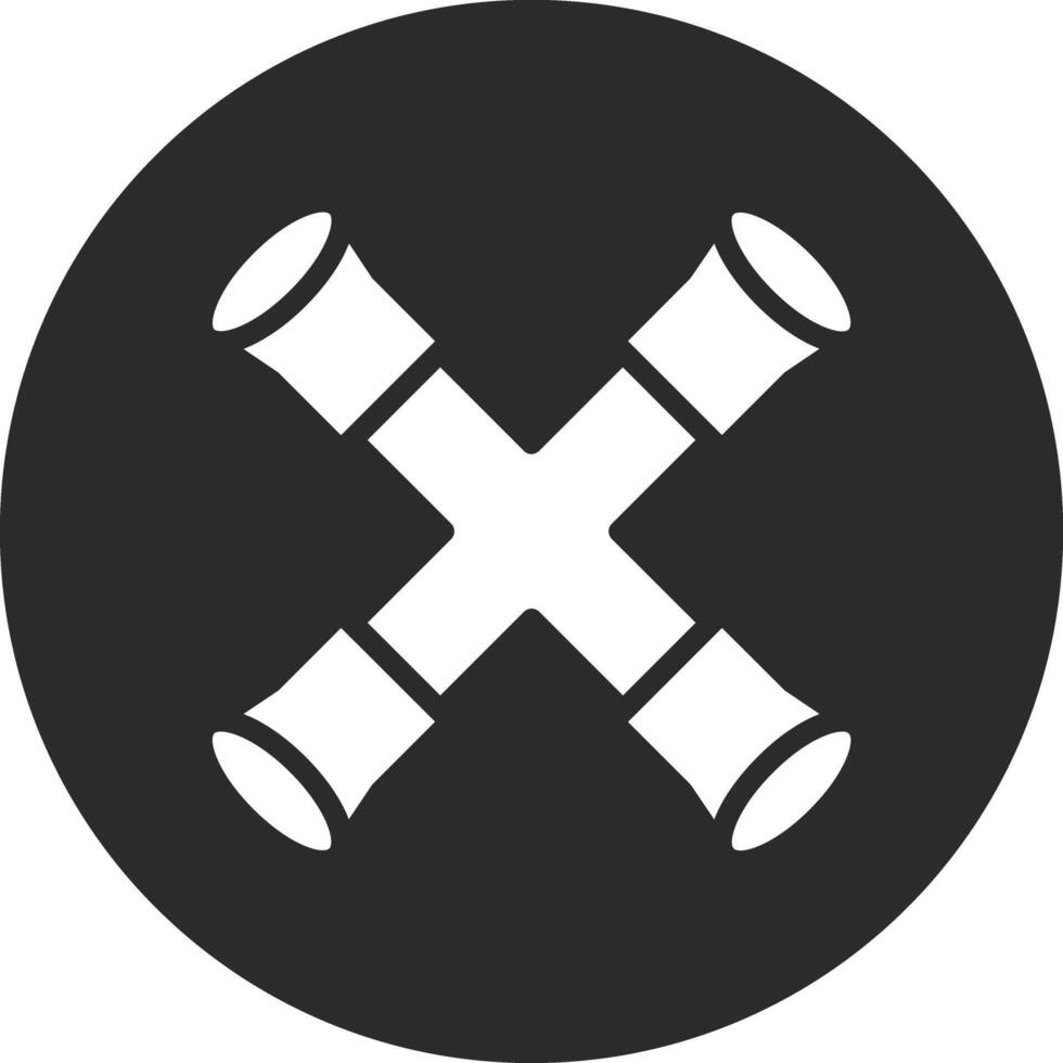 Cross Wrench Vector Icon