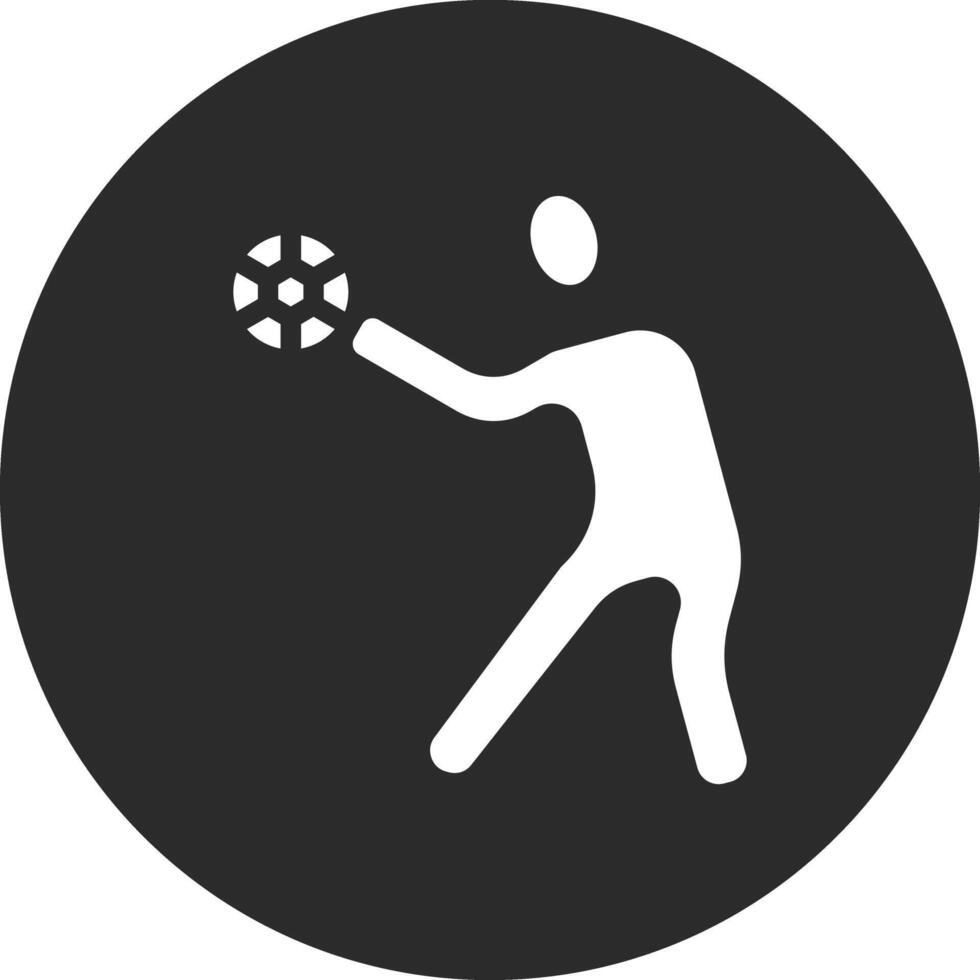 icono de vector de balonmano