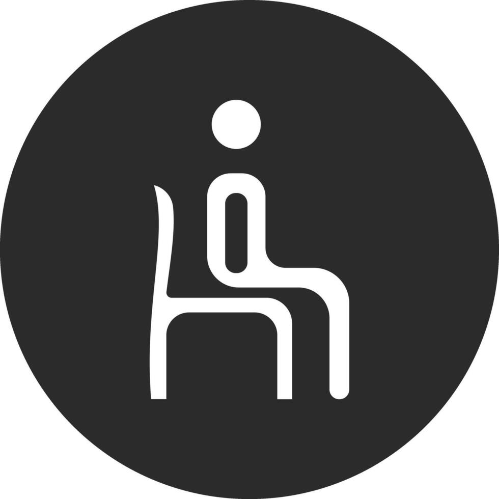 Sitting Vector Icon