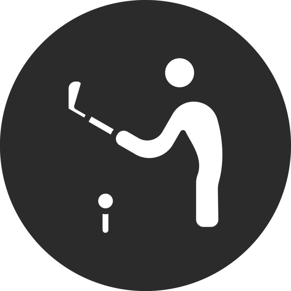 Golf Player Vector Icon