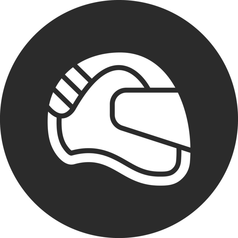 icono de vector de casco