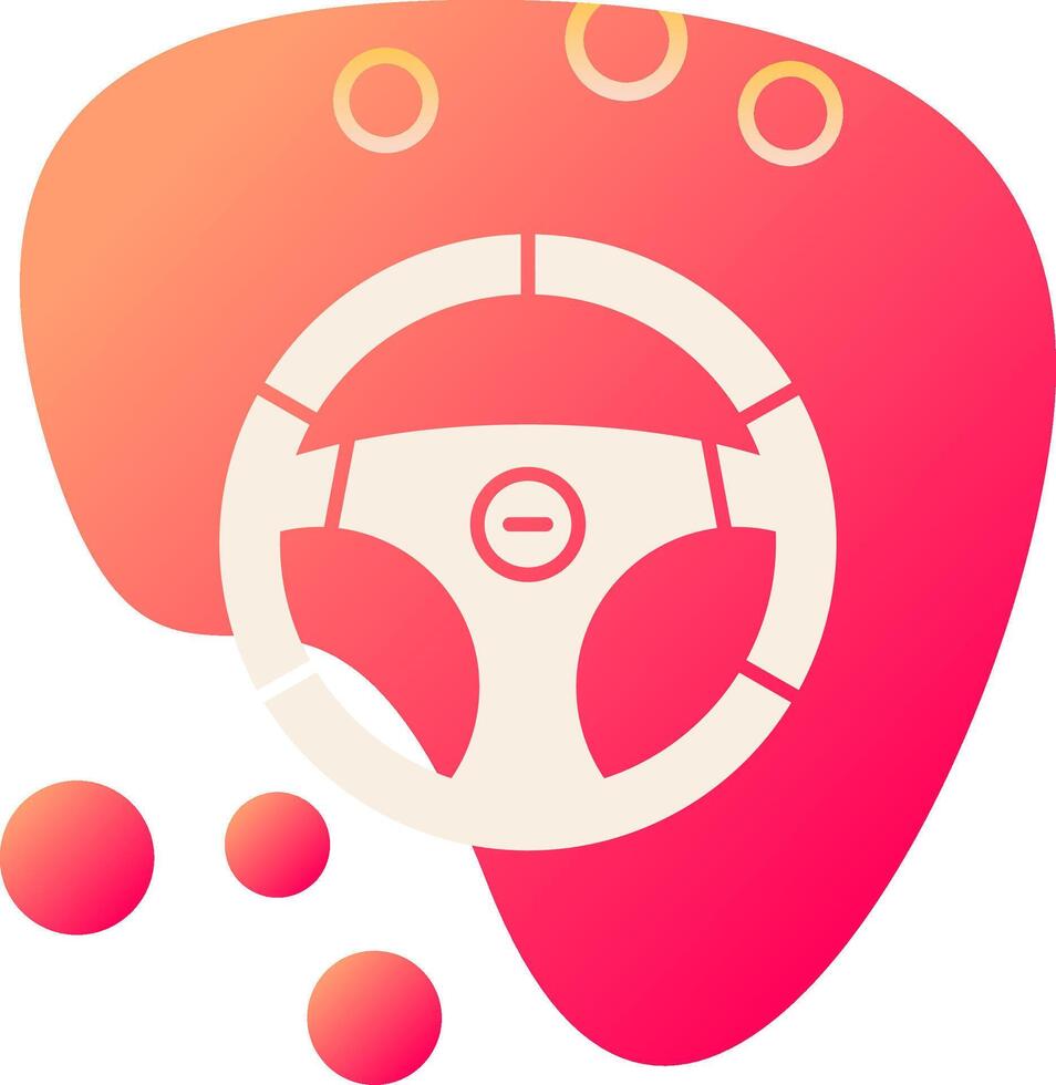 Steering Wheel Vector Icon