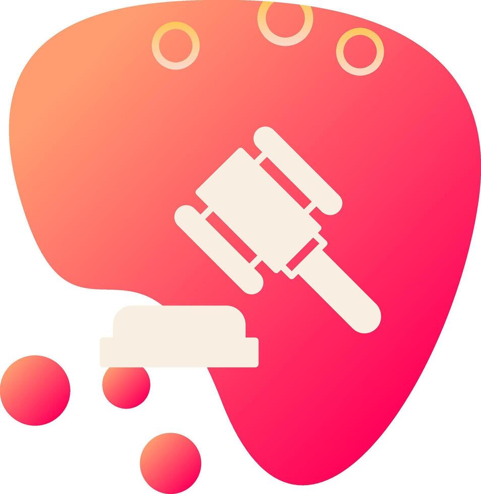 Gavel Vector Icon