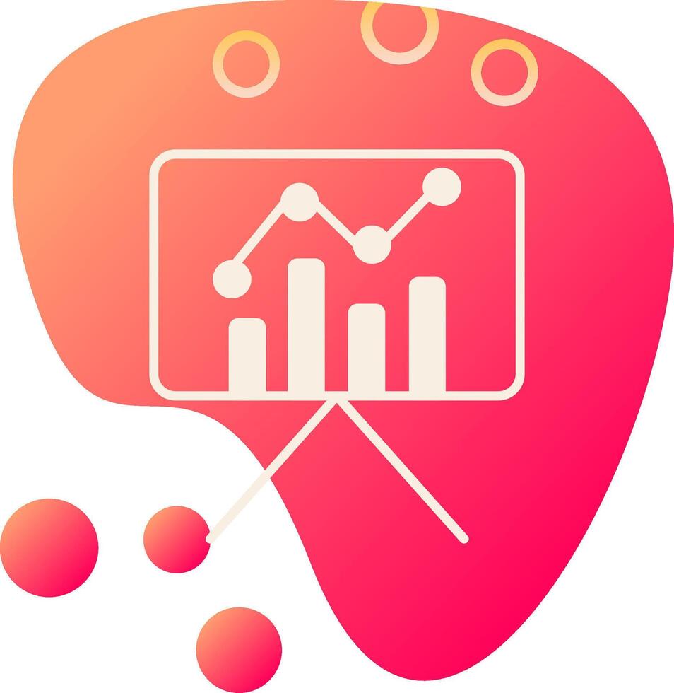 Stats Presentation Vector Icon