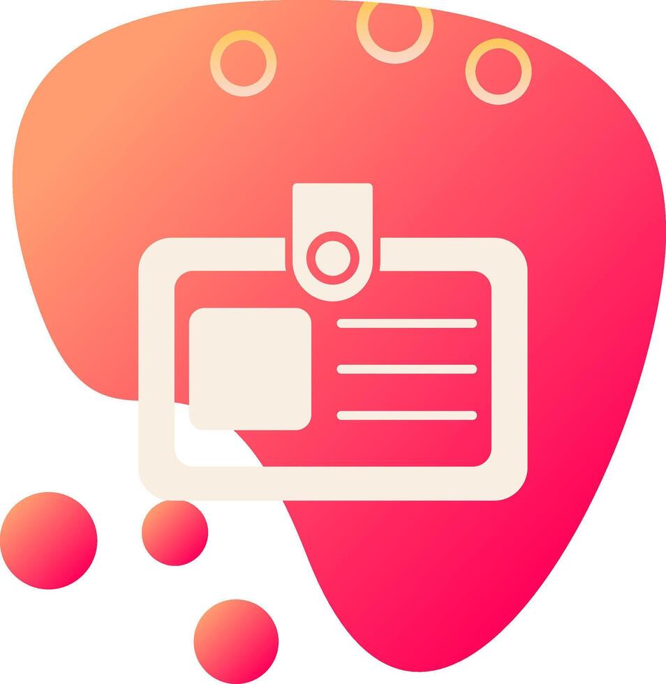 Identification Card Vector Icon