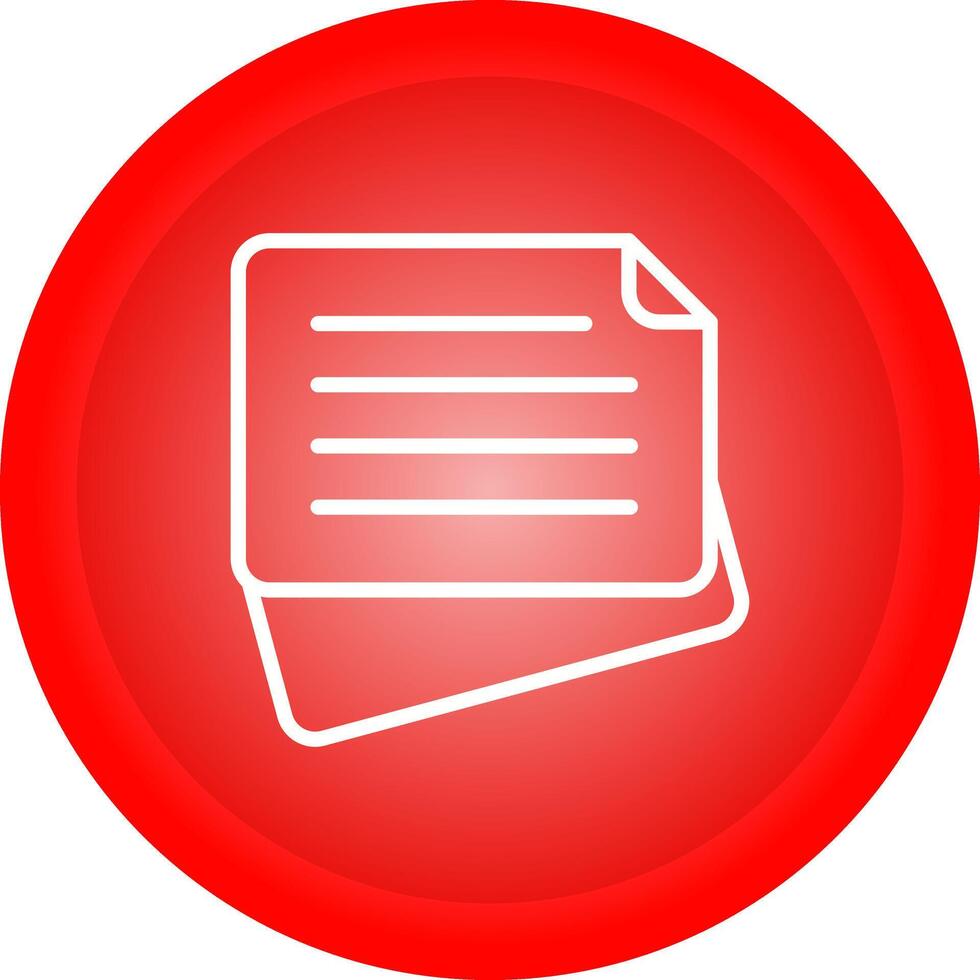 Sticky Note Vector Icon