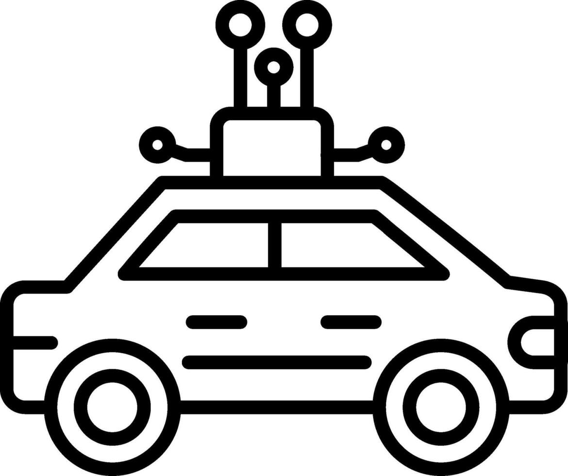 Smart Car Vector Icon
