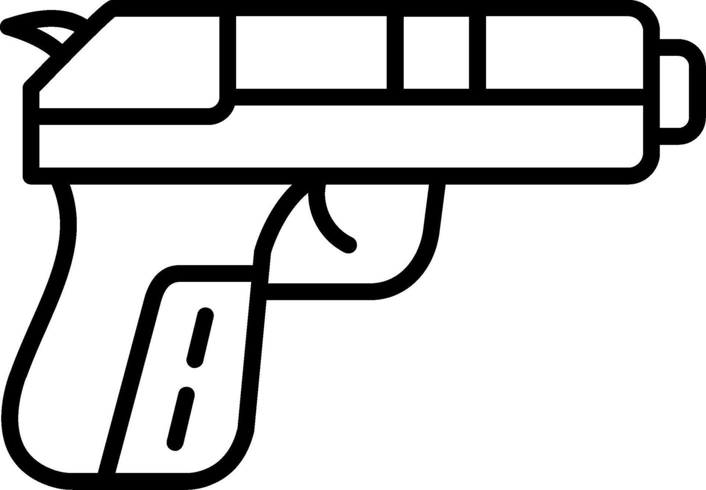 icono de vector de pistola