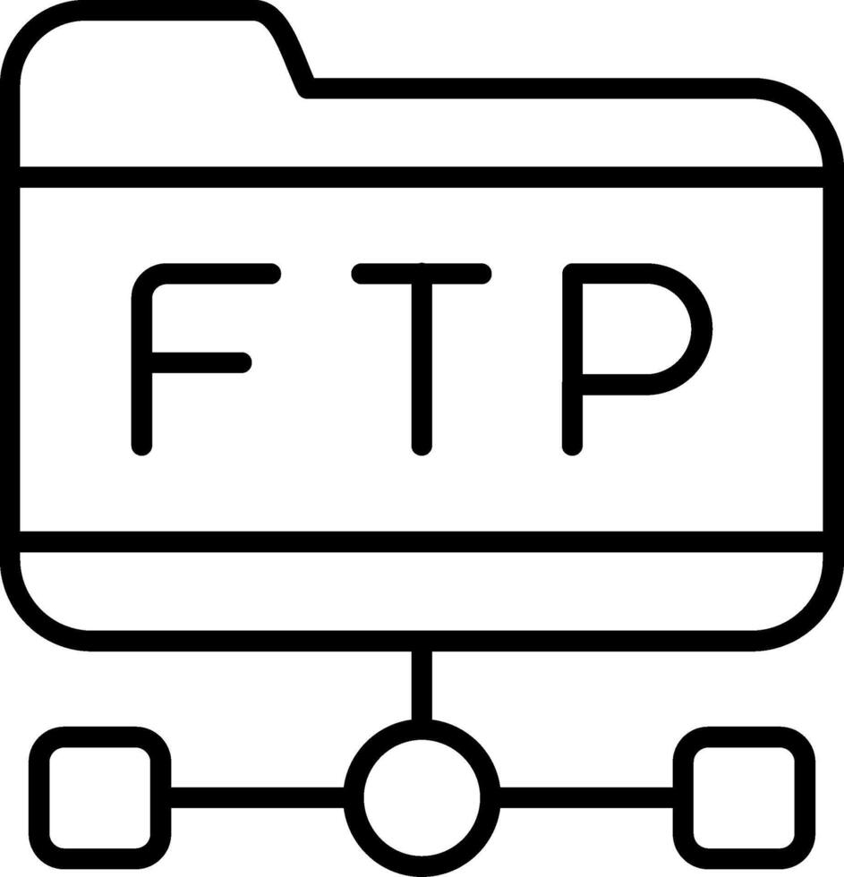 Ftp Vector Icon