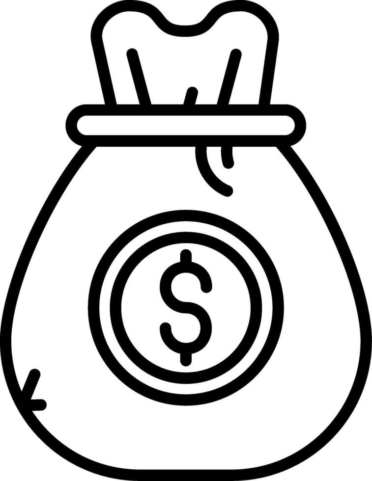 Money Bag Vector Icon