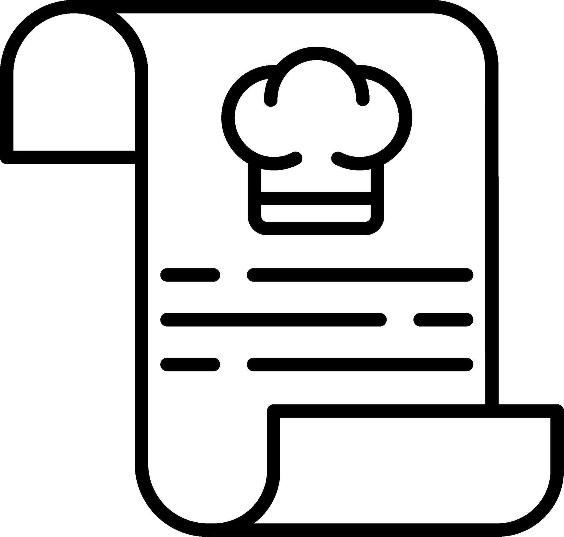 Recipe Vector Icon 37242344 Vector Art at Vecteezy