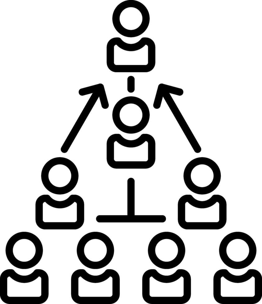 Hierarchy Vector Icon