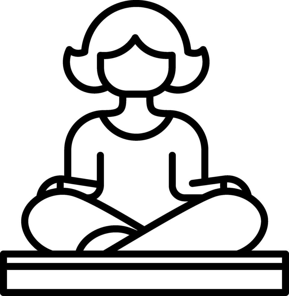 Yoga Vector Icon