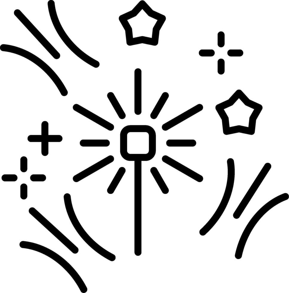 Fireworks Vector Icon