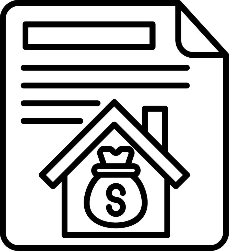 Mortgage Vector Icon