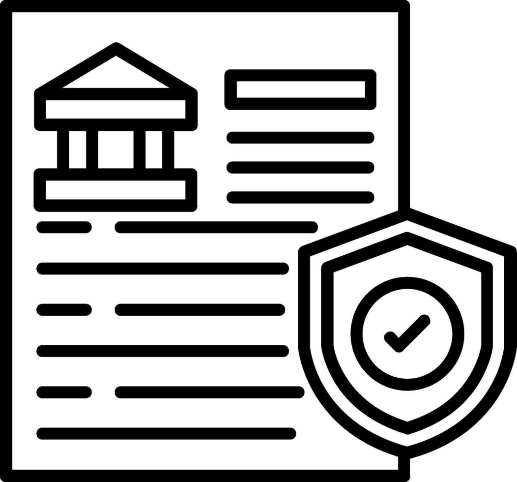 Home Insurance Vector Icon