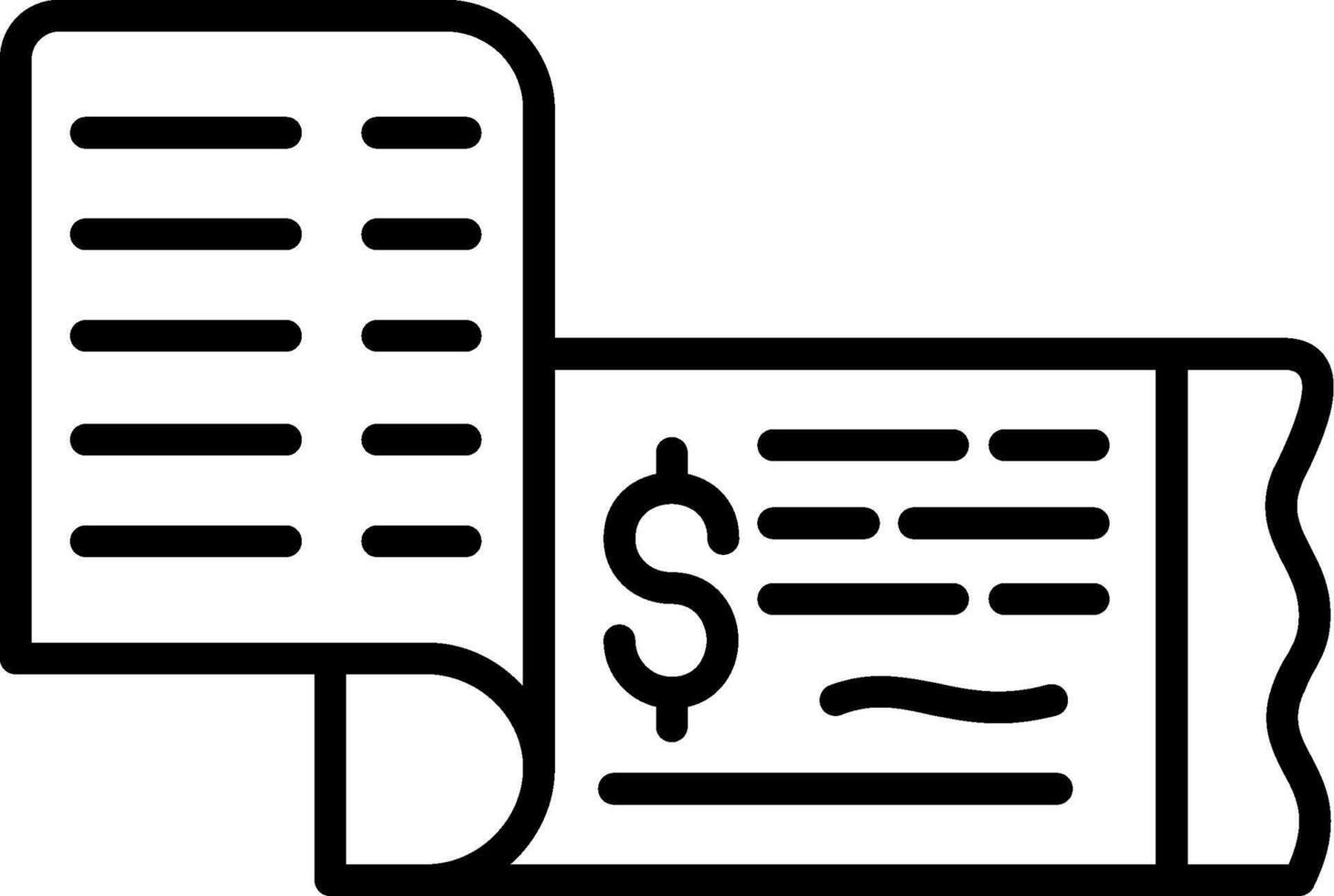 Cheque Vector Icon