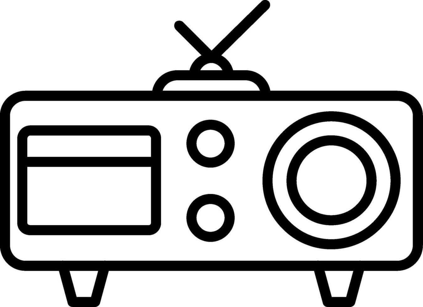 icono de vector de proyector