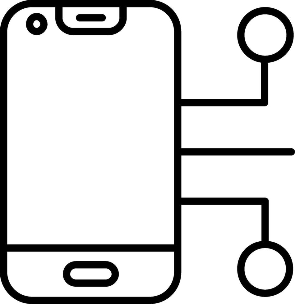 icono de vector de teléfono inteligente